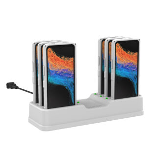 Dock RAM a 6 porte per XCover7 e XCover6 Pro con skin OEM o RAM - Grigio Ram Mounts RAM-DOCK-6G-SAM84CPU-GRY