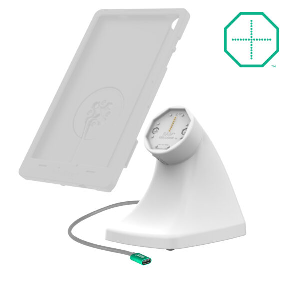 GDS Uni-Conn Powered Kiosk Dock con USB-C - Grigio Ram Mounts RAM-GDS-DOCK-D10K-C-GRY - immagine 2