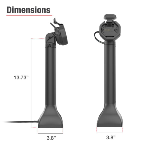 GDS Uni-Conn Powered 14" Pedestal Dock con USB-C Ram Mounts RAM-GDS-DOCK-D11-14-U3C - immagine 4