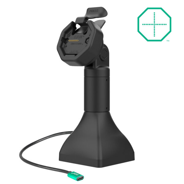 GDS Uni-Conn Powered 7" Pedestal Dock con USB-C Ram Mounts RAM-GDS-DOCK-D11-7-U3C