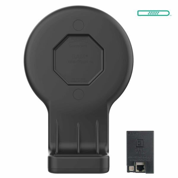 Dock da parete GDS Uni-Conn con ricevitore magnetico e PoE Ram Mounts RAM-GDS-DOCK-W3-POE