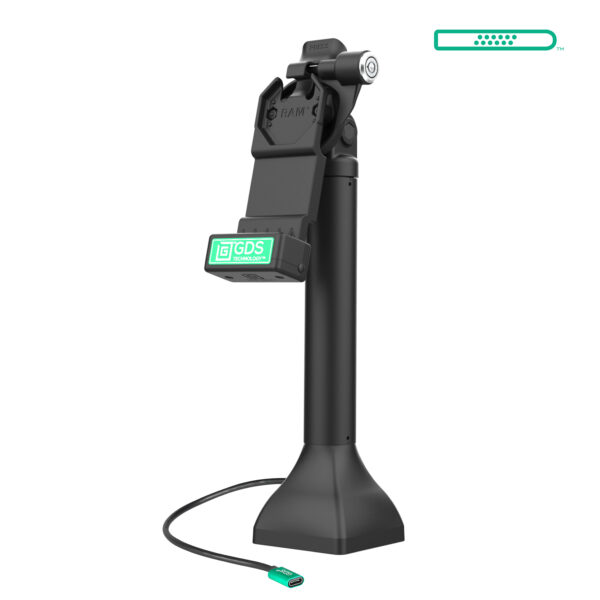 GDS Uni-Conn 14" Docking Piedistallo con USB-C Ram Mounts RAM-GDS-DOCKLR-D11-14-U1C