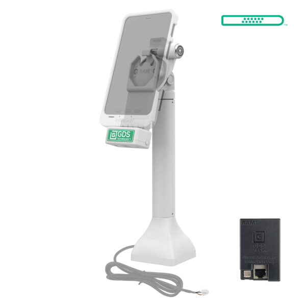 GDS Uni-Conn 14" Docking Pedestal Dock con PoE - Grigio Ram Mounts RAM-GDS-DOCKLR-D11-14-U1E-GRY - immagine 2