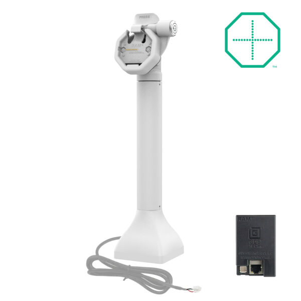 GDS Uni-Conn alimentato 14 "Docking Pedestal Dock con PoE - Grigio Ram Mounts RAM-GDS-DOCKLR-D11-14-U3E-GRY