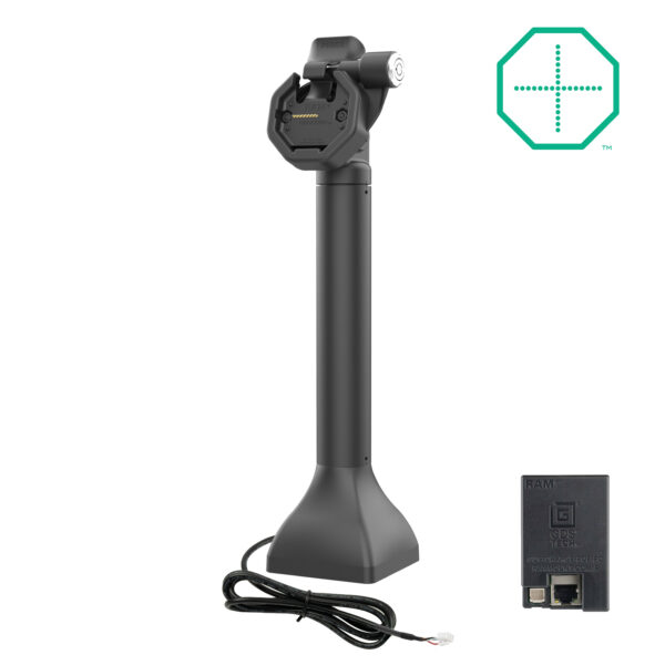 GDS Uni-Conn Powered 14" Docking Pedestal Dock con PoE Ram Mounts RAM-GDS-DOCKLR-D11-14-U3E