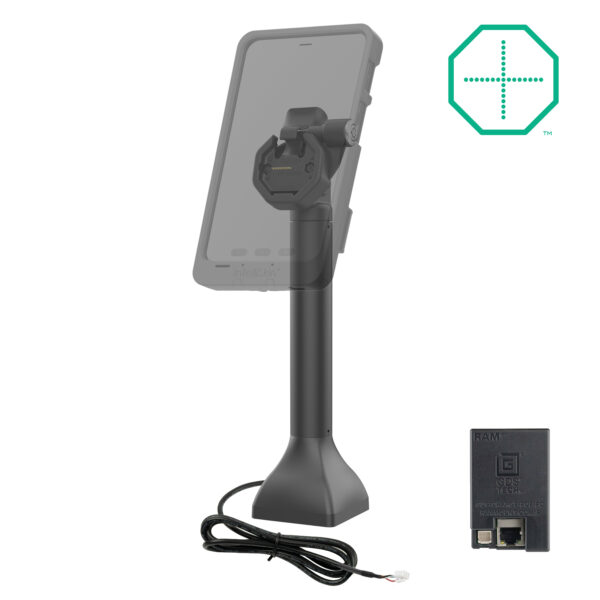 GDS Uni-Conn Powered 14" Docking Pedestal Dock con PoE Ram Mounts RAM-GDS-DOCKLR-D11-14-U3E - immagine 2