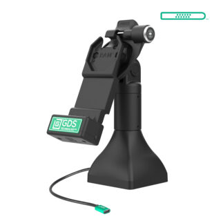 GDS Uni-Conn 7" Docking Pedestal Dock con USB-C Ram Mounts RAM-GDS-DOCKLR-D11-7-U1C