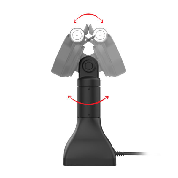 GDS Uni-Conn Powered 7" Docking Pedestal Dock con USB-C Ram Mounts RAM-GDS-DOCKLR-D11-7-U3C - immagine 3