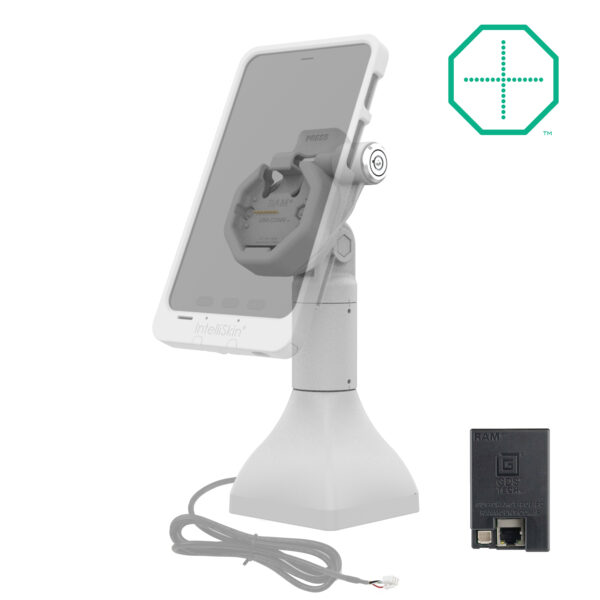 GDS Uni-Conn alimentato 7 "blocco piedistallo dock con PoE - grigio Ram Mounts RAM-GDS-DOCKLR-D11-7-U3E-GRY - immagine 2