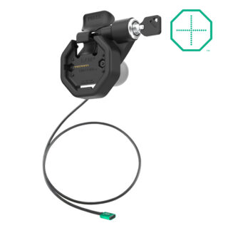 GDS Uni-Conn Dock Snap-In con Blocco Destro Alimentato con Connettore USB-C Ram Mounts RAM-GDS-DOCKLR-U3CPU
