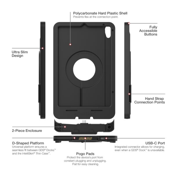 IntelliSkin thin-case per Apple iPad mini (A17 Pro) e mini 6 Ram Mounts RAM-GDS-SKIN-AP36-TCD - immagine 5