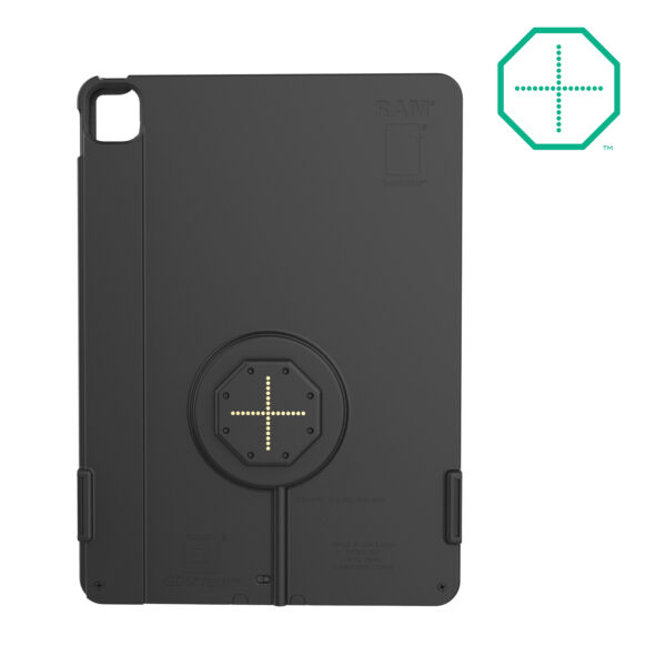 Custodia sottile IntelliSkinRM per iPad Pro 12.9 3a - 6a generazione (pogo pad posteriori) Ram Mounts RAM-GDS-SKIN-AP37-TCB - immagine 2