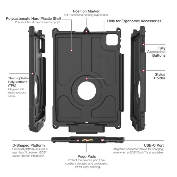 IntelliSkin Next Gen per iPad Pro 11 (M4) Ram Mounts RAM-GDS-SKIN-AP46-NG - immagine 6