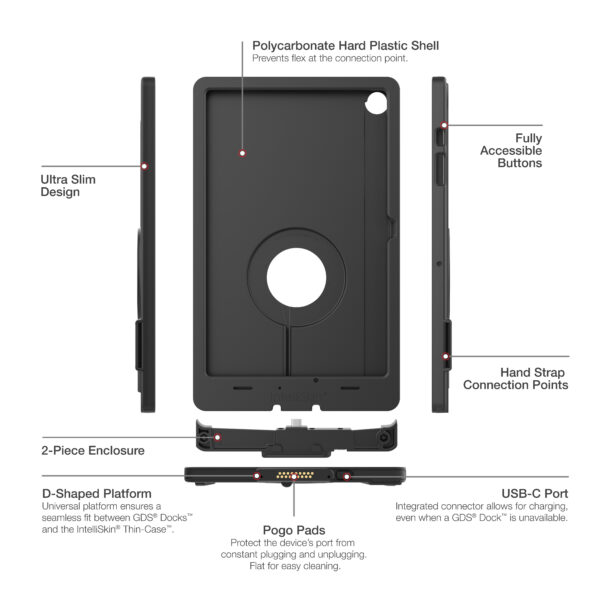 IntelliSkin thin-case per Samsung Tab A9più Ram Mounts RAM-GDS-SKIN-SAM88-TCD - immagine 5