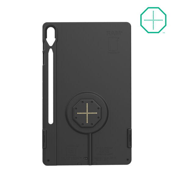 IntelliSkin thin-case per Samsung Tab S10più, S9più e S9 FEpiù (cuscinetti posteriori) Ram Mounts RAM-GDS-SKIN-SAM96-TCB - immagine 2
