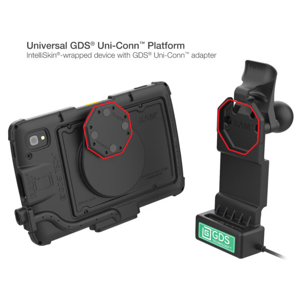 Adattatore GDS Uni-Conn per Tablet Zebra ET4x 8" Ram Mounts RAM-GDS-U1-ZE20U - immagine 3
