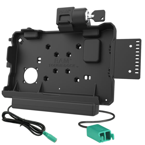 Alimentazione di blocco RAM più doppio dock dati USB per Getac ZX80 Ram Mounts RAM-HOL-GE5PD2KLU - immagine 2