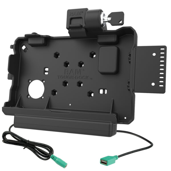 RAM Alimentazione di Bloccaggio più Dock Dati per Getac ZX80 Ram Mounts RAM-HOL-GE5PDKLU - immagine 2