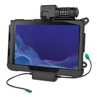 RAM Combo Locking Power più Data Dock per Samsung Tab Active4 Pro Ram Mounts RAM-HOL-SAM57CPCL-1AU