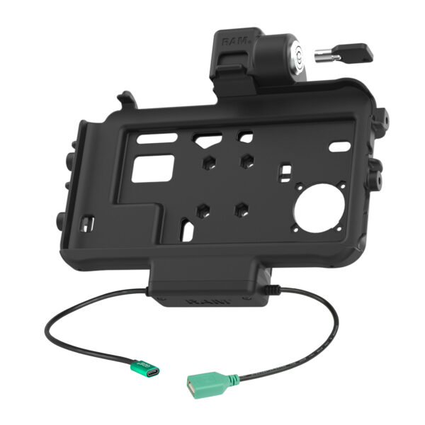 RAM Alimentazione di Bloccaggio a Basso Profilo più Dock USB Singolo per Tab Active5 e 3 Ram Mounts RAM-HOL-SAM58CPKLT-AU - immagine 2