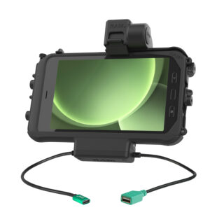 RAM Low-Profile Power più Dock USB singolo per Tab Active5 e 3 Ram Mounts RAM-HOL-SAM58CPT-1AU
