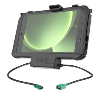 RAM EZ-Roll'r Alimentazione più Dock Dati Samsung Tab Active5 e 3 Ram Mounts RAM-HOL-SAM60CP-1AU