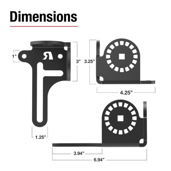 RAM Pod HD Base per veicoli inversi Ram Mounts RAM-316-HDRBU - immagine 3