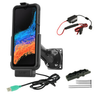RAM EZ-Roll'r Dock & Dashboard Mount per Samsung XCover6 Pro Ram Mounts RAM-B-101-225B2-SAM84-V7B1U