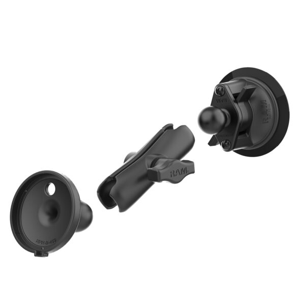 RAM Supporto a ventosa Twist-Lock per Apple 25W MagSafe Ram Mounts RAM-B-166-AP-MAG-1U - immagine 4