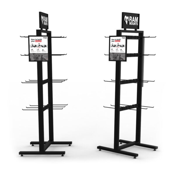 RAM Espositore da Terra con Pioli Ram Mounts RAM-DISPLAY-LARGE1-GENERIC