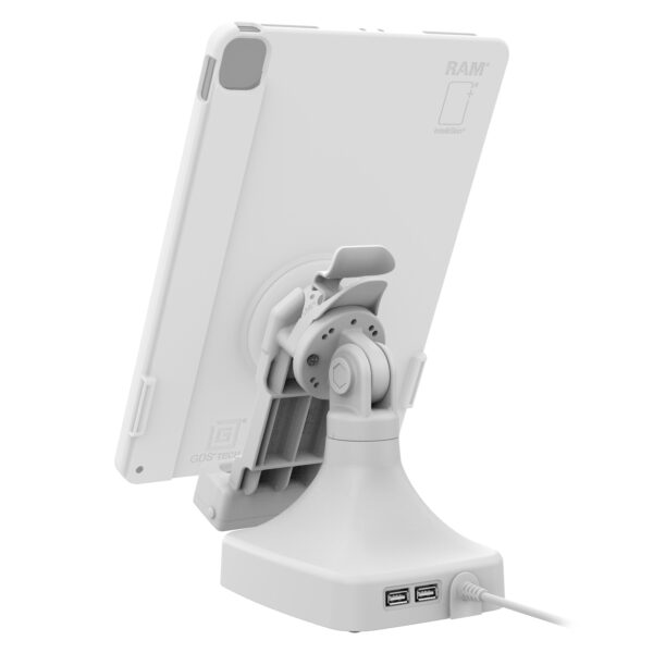GDS Uni-Conn Tilt & Swivel Dock con USB-C più Dati - Grigio Ram Mounts RAM-GDS-DOCK-D14-U1C-2A-GRY - immagine 3