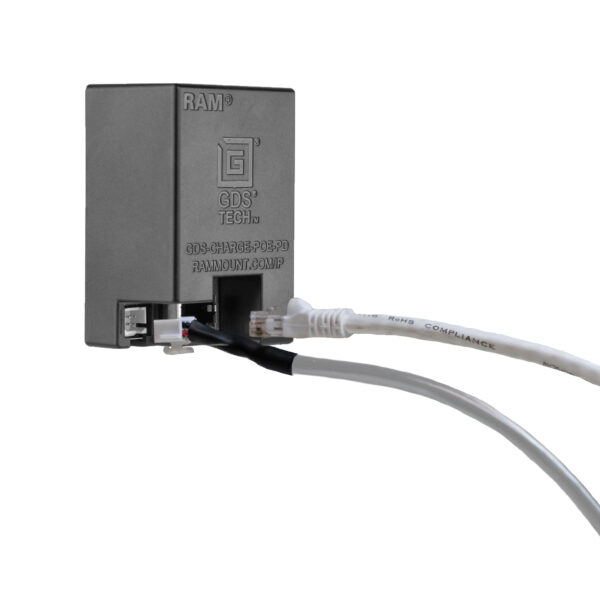 GDS Uni-Conn Tilt & Swivel Dock con PoE più Dati - Grigio Ram Mounts RAM-GDS-DOCK-D14-U1E-2A-GRY - immagine 6