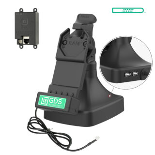 GDS Uni-Conn Tilt & Swivel Dock con PoE più Dati Ram Mounts RAM-GDS-DOCK-D14-U1E-2A