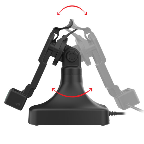 GDS Uni-Conn Tilt & Swivel Dock con PoE più Dati Ram Mounts RAM-GDS-DOCK-D14-U1E-2A - immagine 3