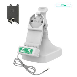 GDS Uni-Conn Tilt & Swivel Dock con PoE - Grigio Ram Mounts RAM-GDS-DOCK-D14-U1E-GRY