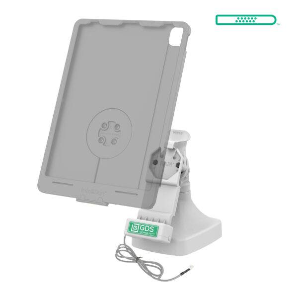 GDS Uni-Conn Tilt & Swivel Dock con PoE - Grigio Ram Mounts RAM-GDS-DOCK-D14-U1E-GRY - immagine 2