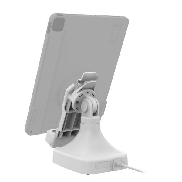 GDS Uni-Conn Tilt & Swivel Dock con PoE - Grigio Ram Mounts RAM-GDS-DOCK-D14-U1E-GRY - immagine 4