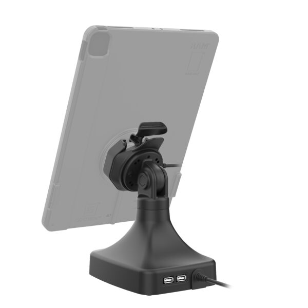 GDS Uni-Conn Powered Tilt & Swivel Dock con PoE più Dati Ram Mounts RAM-GDS-DOCK-D14-U3E-2A - immagine 4