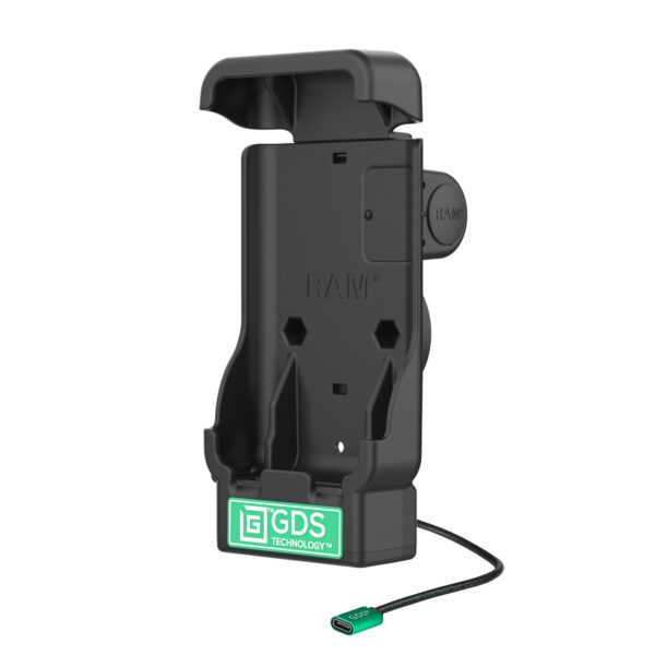 Dock per veicoli alimentati GDS per Zebra EM45 con IntelliSkin Ram Mounts RAM-GDS-DOCK-ZE38-A-PU - immagine 2
