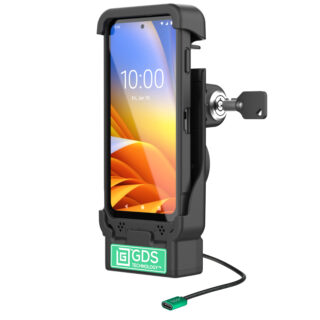 Dock per veicoli con chiusura elettrica GDS per Zebra EM45 con IntelliSkin Ram Mounts RAM-GDS-DOCKL-ZE38-A-PU