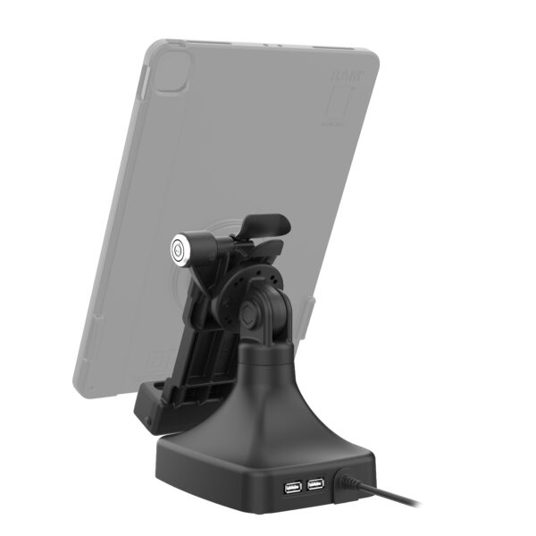 GDS Uni-Conn Dock Tilt & Swivel con USB-C più Dati Ram Mounts RAM-GDS-DOCKLR-D14-U1C-2A - immagine 4