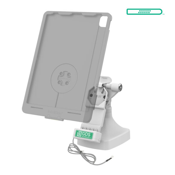 GDS Uni-Conn Dock Tilt & Swivel con PoE più Dati - Grigio Ram Mounts RAM-GDS-DOCKLR-D14-U1E-2A-GRY - immagine 2