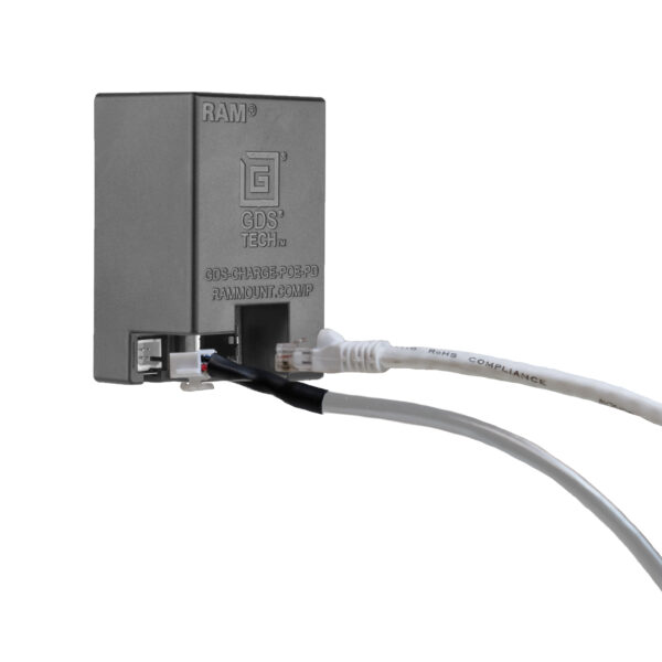GDS Uni-Conn Dock Tilt & Swivel con PoE più Dati - Grigio Ram Mounts RAM-GDS-DOCKLR-D14-U1E-2A-GRY - immagine 7