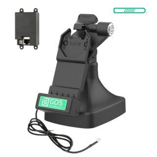 GDS Uni-Conn Dock Tilt & Swivel con PoE Ram Mounts RAM-GDS-DOCKLR-D14-U1E