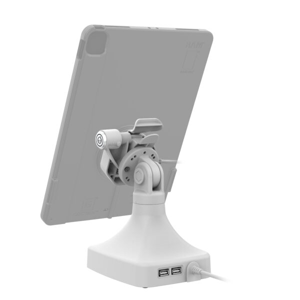 GDS Uni-Conn Powered Locking Tilt & Swivel Dock con USB-C più Dati Grigio Ram Mounts RAM-GDS-DOCKLR-D14-U3C-2A-GRY - immagine 4