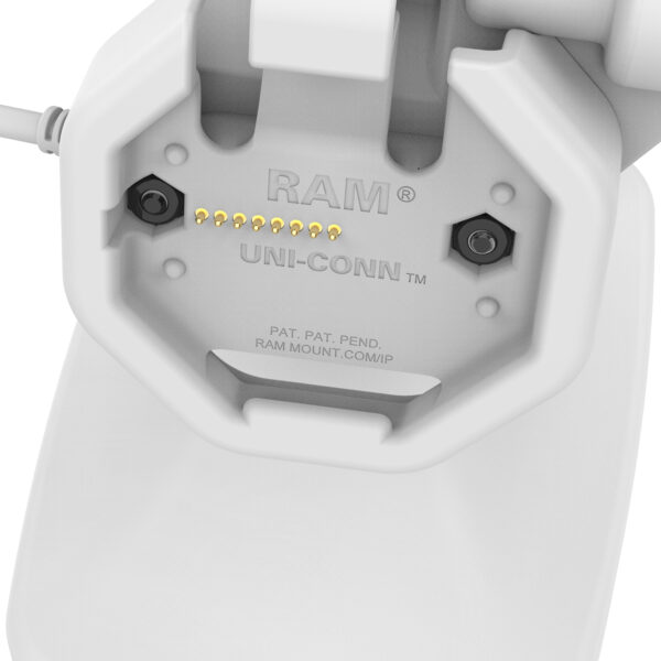 GDS Uni-Conn Powered Locking Tilt & Swivel Dock con USB-C più Dati Grigio Ram Mounts RAM-GDS-DOCKLR-D14-U3C-2A-GRY - immagine 6