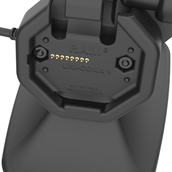 GDS Uni-Conn Powered Locking Tilt & Swivel Dock con USB-C più Dati Ram Mounts RAM-GDS-DOCKLR-D14-U3C-2A - immagine 6