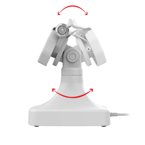 GDS Uni-Conn Powered Locking Tilt & Swivel Dock con PoE più Dati - Grigio Ram Mounts RAM-GDS-DOCKLR-D14-U3E-2A-GRY - immagine 3