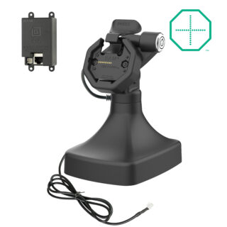 GDS Uni-Conn Powered Locking Tilt & Swivel Dock con PoE Ram Mounts RAM-GDS-DOCKLR-D14-U3E