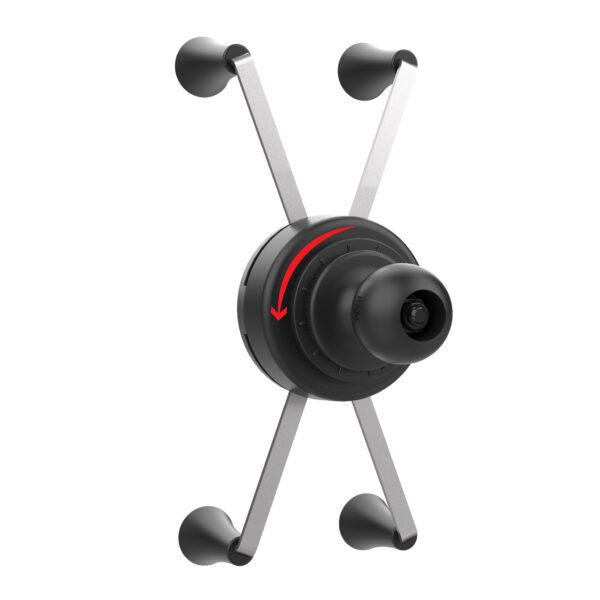 Mascherina X-Grip rotante Ram Mounts RAM-HOL-UN10BRU con sfera B per TELEFONINI di oltre 6" - immagine 3
